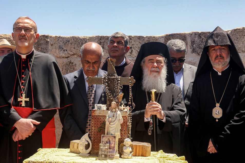 Top church leaders accuse Israeli authorities of abetting settler attacks in Taybeh